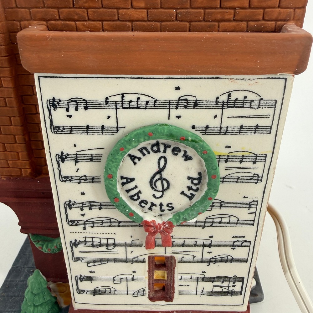 Dept. 56 - Christmas in the City - Music Emporium - Retired 1996 Houses Display - Picture 12 of 16
